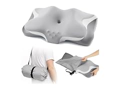 Safotad Camping Pillow with Hand Rolled Bag