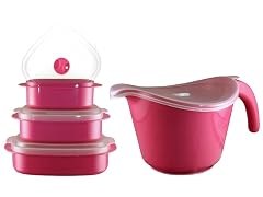 Batter Bowl, Lid & 6-pc Set Magenta