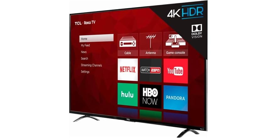 TCL 55P605 55-inch 4K UHD HDR Roku Smart TV