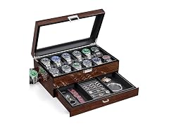 BEWISHOME High-End Watch Box 12-Slot