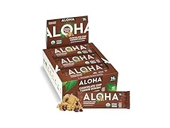 ALOHA Organic Plant Based Protein Bars Chocolate