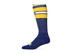 For Bare Feet Pitt Panthers Team Crew Socks (L)