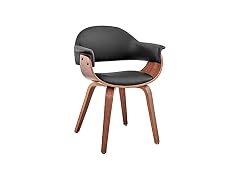 Armen Adalyn Dining Chair, Blk/Walnut