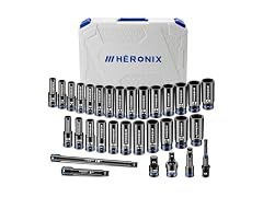 HERONIX 2-Piece 1/2" Drive Impact Socket Set