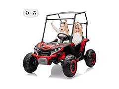 24V Kids Ride On Utv Toys, Electric Off-Road Car (Red)