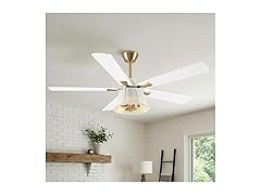 Parrot Uncle F6042 52 Inch Ceiling Fan with Light