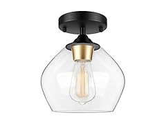 BesLowe Modern Ceiling Light, Black