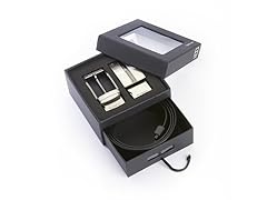 ROYCE 1 Size Fits All Leather Belt and 2 Buckles