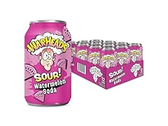 WARHEADS Sour Fruity Soda, Classic Throwback Flavors