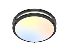 GoBright 36W LED Ceiling Light 12" Black