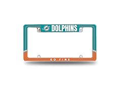 Miami Dolphins Chrome License Frame