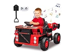 12V Ride On Dump Truck Red