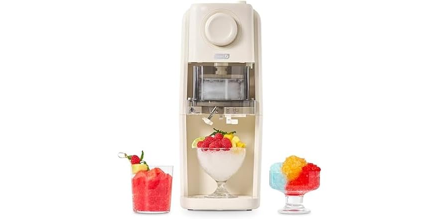 Woot! App: $31.99 | Dash Pro Shaved Ice Machine w/ Adjustable Blade & 2 Ice Molds (Cream) at Woot!