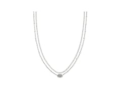 Kendra Scott Platinum Emilie Multi-Strand Necklace