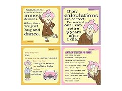 Tree-Free Greetings Hilarious Aunty Acid Magnet 4 Piece Set, Calculations Magnets (FM31255)