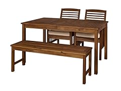Acacia Simple 4-Piece Patio Dining Set