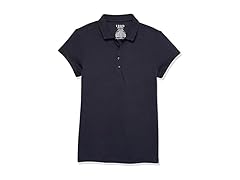 IZOD Girls (7-8) Navy Polo