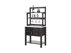 Convenience Concepts Newport Serving Bar Cart