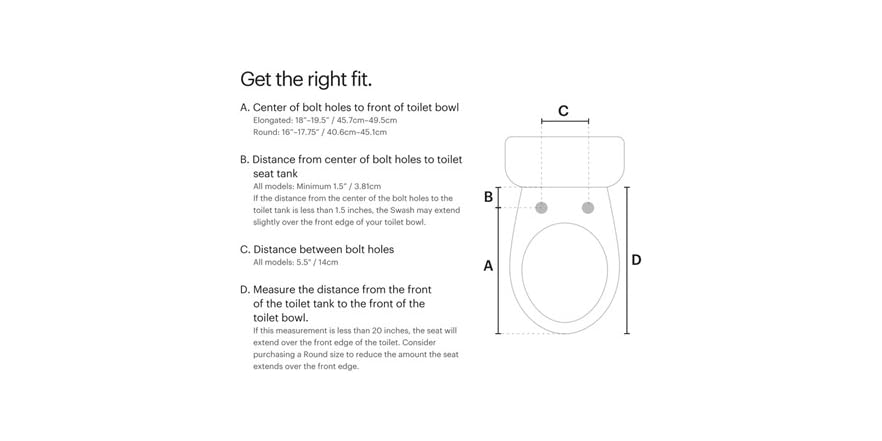 Brondell Swash DS725-RW Round Bidet Seat – Heated & Hygienic - Image 2