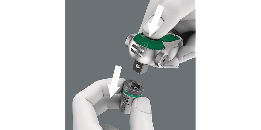 Wera Bicycle Set 1 – Zyklop Mini Ratchet Set – 1/4" Drive Metric – 12pc – 05004170001