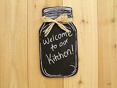 Mason Jar Chalkboard  - 13.5"H