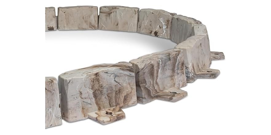 EasyFlex No-Dig Bordo Per Aiuole In Stile Ferro Battuto - Kit Da 30 M, Altezza 12,7 Cm, Con Punte Di Ancoraggio, Nero