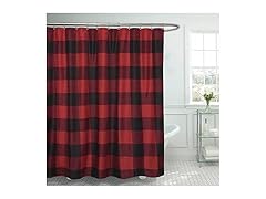Buffalo Check Shower Curtain 12pk