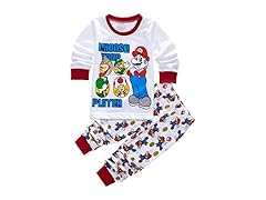  youenyou Toddler Boys Long Sleeve Mario