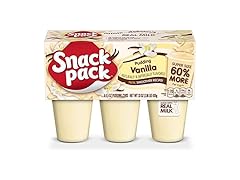 6CT Snack Pack Super Size Vanilla Flavored Pudding