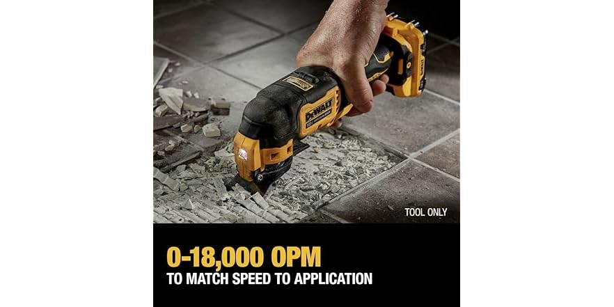 Outil Oscillant Dewalt DCS353B Xtreme – 12V, Sans Fil, Sans Balai (Neuf, Nu)