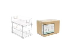 2-Tier Sliding Drawer Organizer