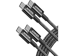 (2 or 4 Cables) Anker 60W USB-C Fast Charging Cable (6 Feet)