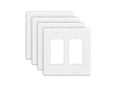 BKDEORS 2-Gang Wall Plate Switch Outlet Covers