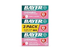 Bayer Aspirin Low Dose 81 mg Chewable Tablets