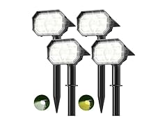 Brightown 4Pack Solar Spot Lights Outdoor