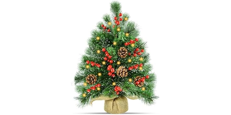 Yemetey Mini Christmas Tree with Lights