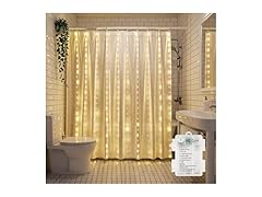 Brightown 180 LED Shower Curtain Fairy Lights