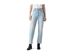 Levi's Womens (24) Ribcage Straight Ankle Once