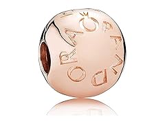 Loving Pandora Logo Charm Clip, Pandora Rose 781015 (Open Box)