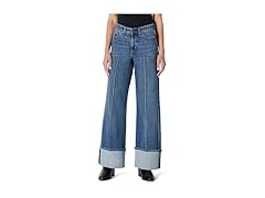AE Womens HighRise Wide Leg Cuffed Jean