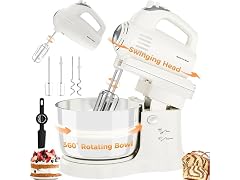 Vikaluz 3.2QT 2-in-1 Stand Mixer
