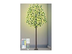 7FT Lighted Eucalyptus Tree w/ 170 LED