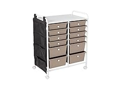 Honey Can Do 12-Drawer Metal Cart