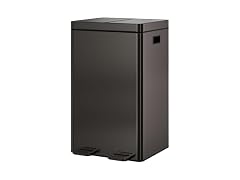 Takywep Dual Compartment Kitchen Trash Can - 2×8 Gallon 