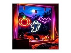 Brisum 3 Pack Halloween Window Lights