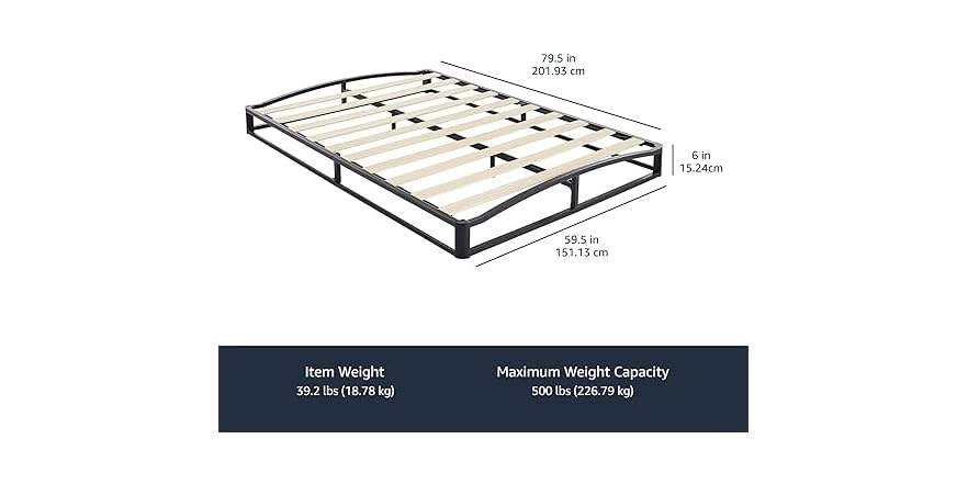 AB Queen Platform Bed Frame, 6
