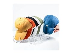 Space-Saving Acrylic Cap Organizer