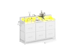 Leadpro Dresser for Bedroom with 6 Drawers