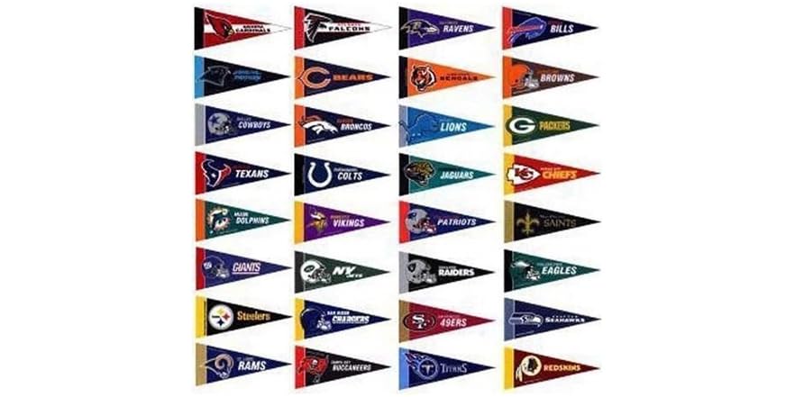 Rico Industries NFL Mini Pennant Set