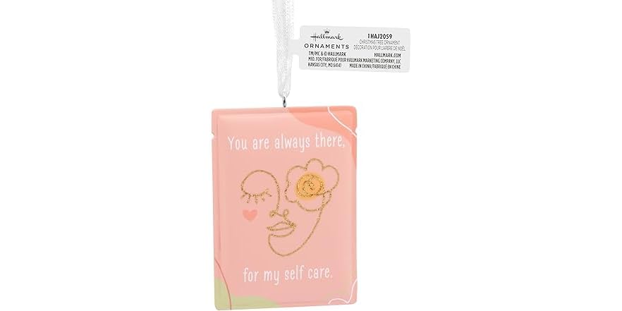 Hallmark Self Care Appreciation Christmas Ornament - Gift For Estheticians & Beauty Professionals